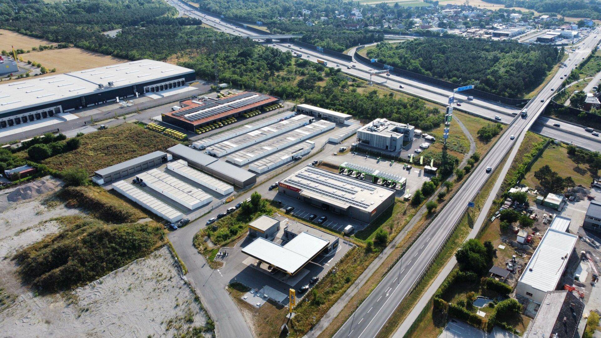 Gewerbehalle Vogelperspektive