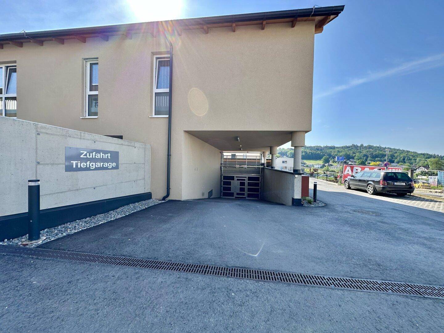 Zufahrt Tiefgarage