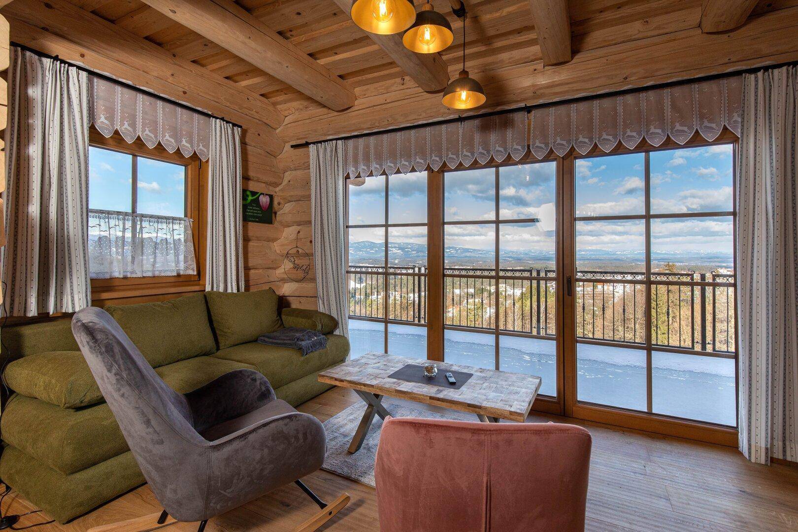 Traumhaftes *** LUXUX BLOCKHAUS - CHALET *** mit wunderschönem Ausblick in absoluter Ruhelage - Widok 4