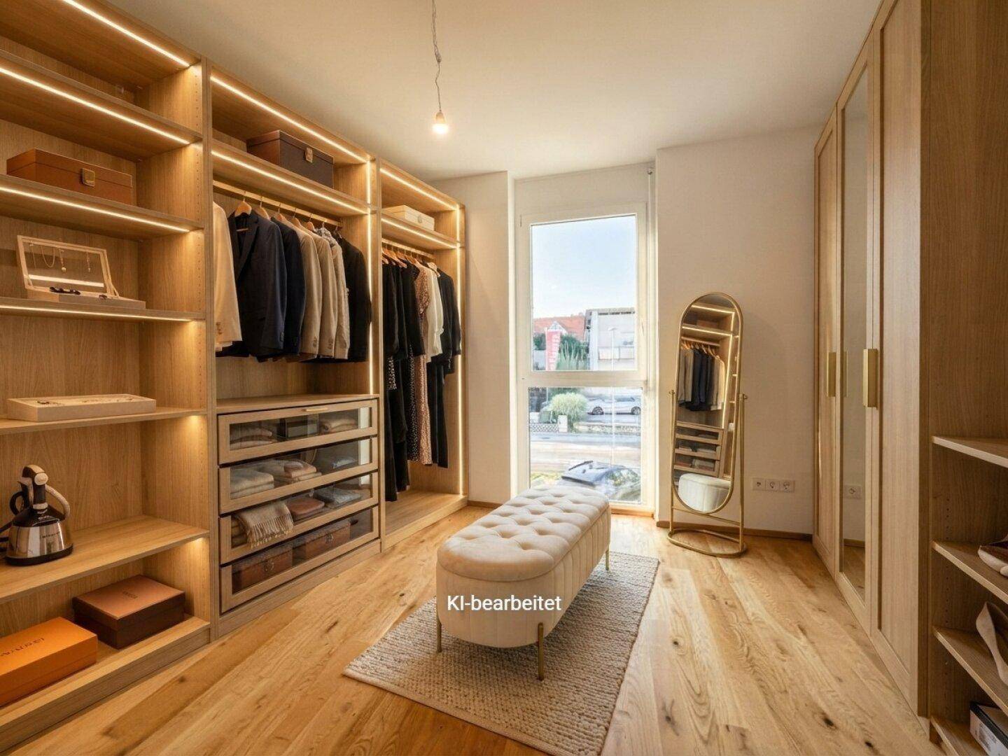 Ankleidezimmer - mögliche Einrichtung