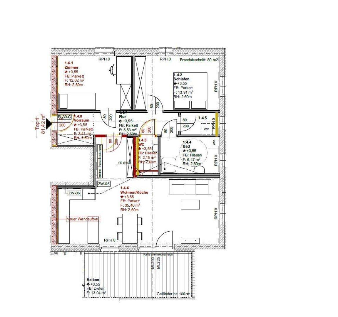 Grundrissplan