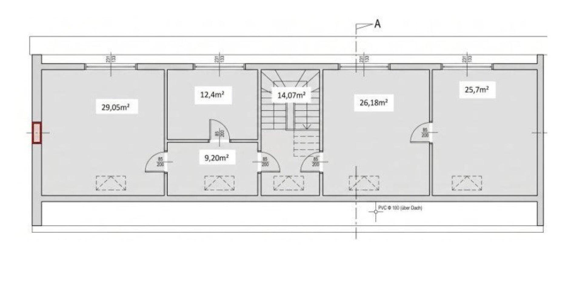Grundrissplan - Obergeschoss