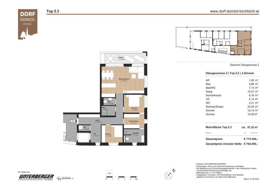 Grundriss Top2.3