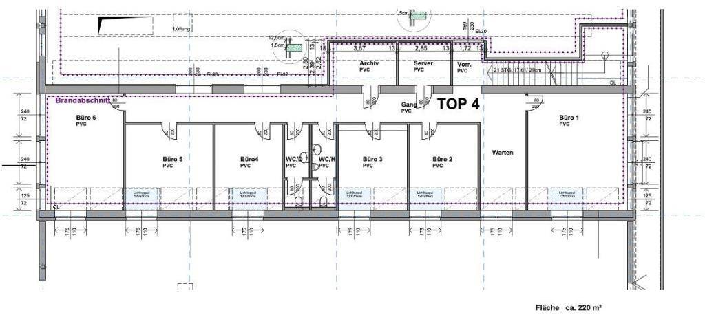 Grundriss Top 4 Büro 5