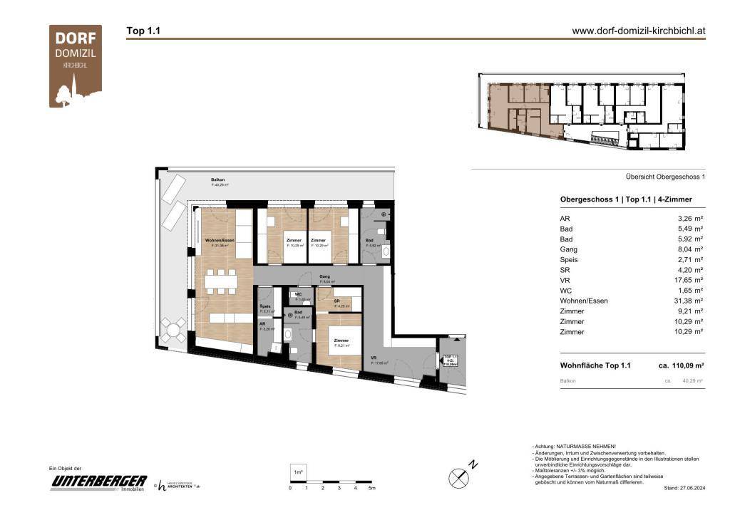 Grundriss Top 1.1