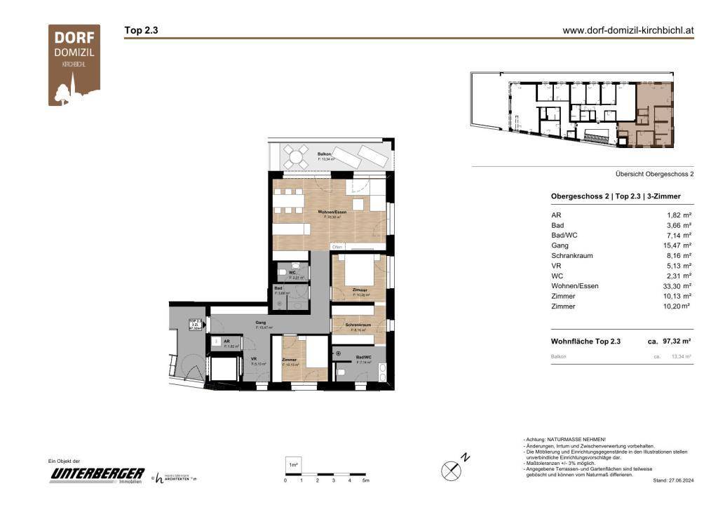 Grundriss Top 2.3