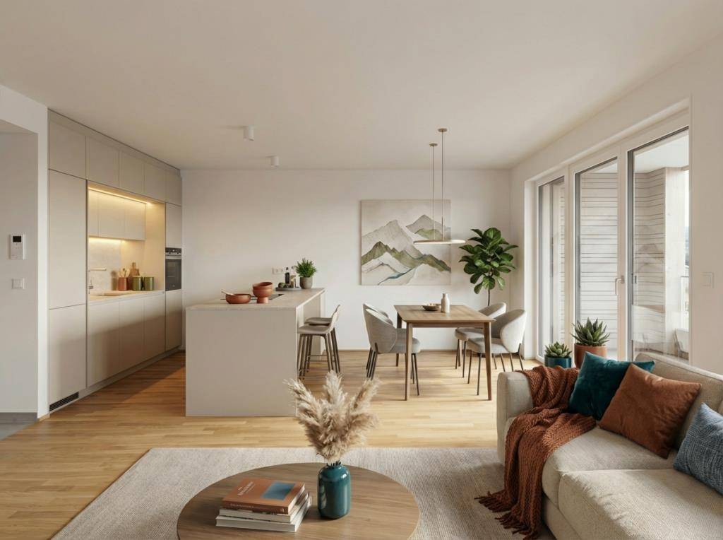 Einrichtungsbeispiel Wohnzimmer