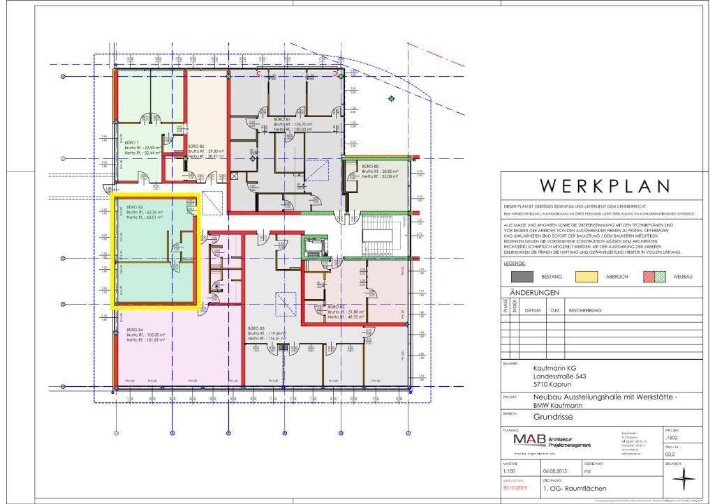 Grundriss Büro B5