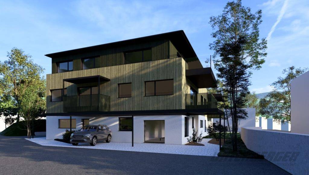 Ansicht projektierte und genehmigte Aufstockung