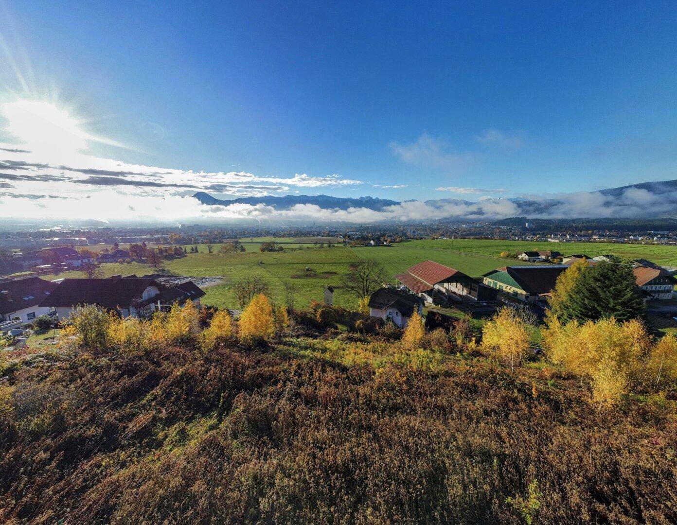 Sonniges Grundstück mit Berg- und Weitblick in Villach / Vassach (GStk. 2) - Ansicht 4