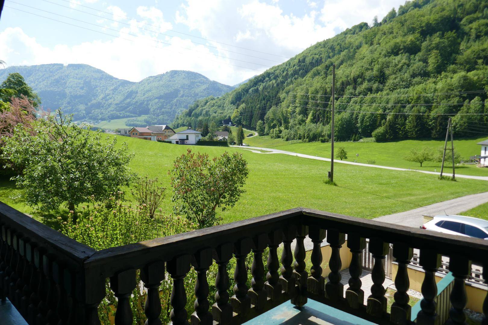 Ausblick Balkon Altbau 1.Stock