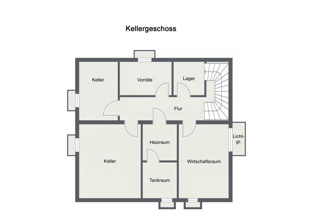Skizze Grundriss KG