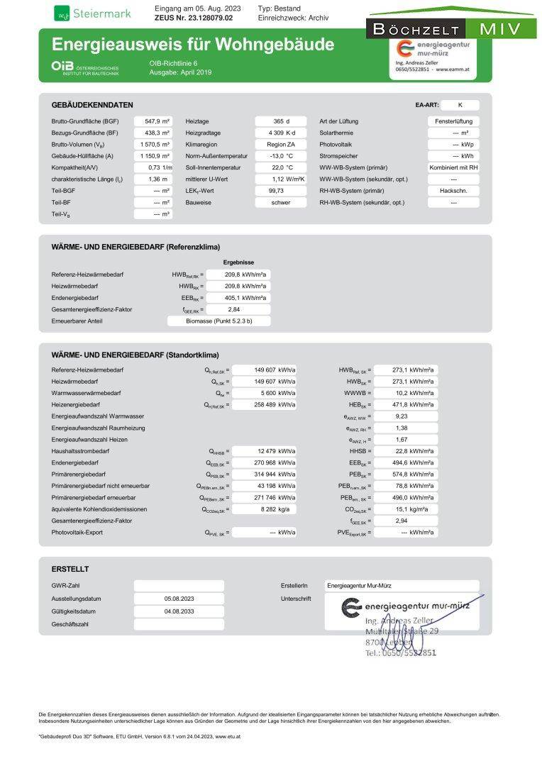 Energieausweis