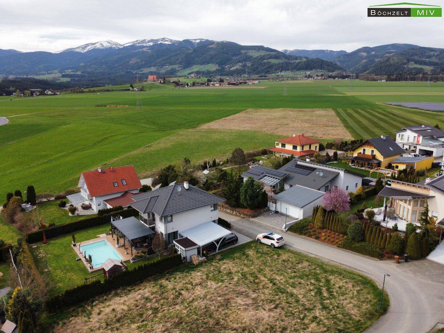 Sonniges Baugrundstück in moderner Siedlung mit Blick auf die Berge in +++ St. Marein +++ - Ansicht 5