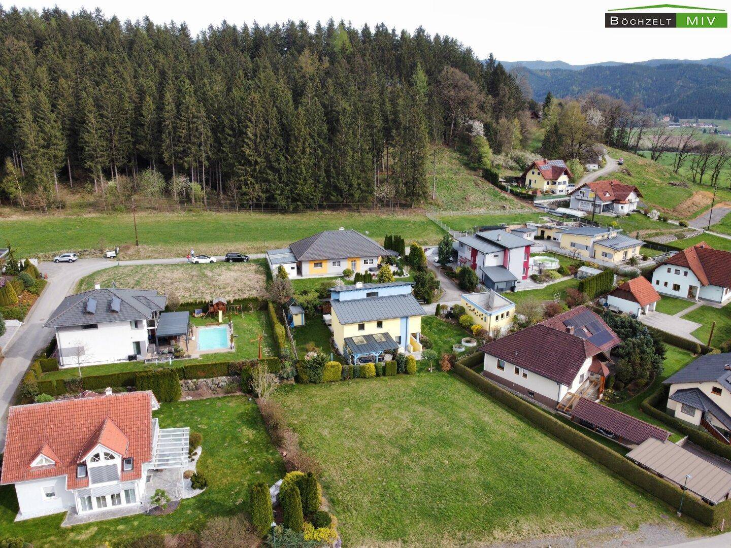 Sonniges Baugrundstück in moderner Siedlung mit Blick auf die Berge in +++ St. Marein +++ - Ansicht 6