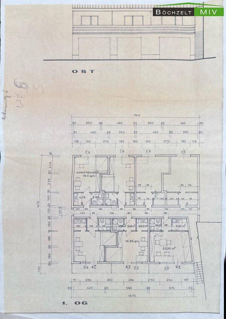 Obergeschoss Haus 6 (Plan stimmt nicht mehr)