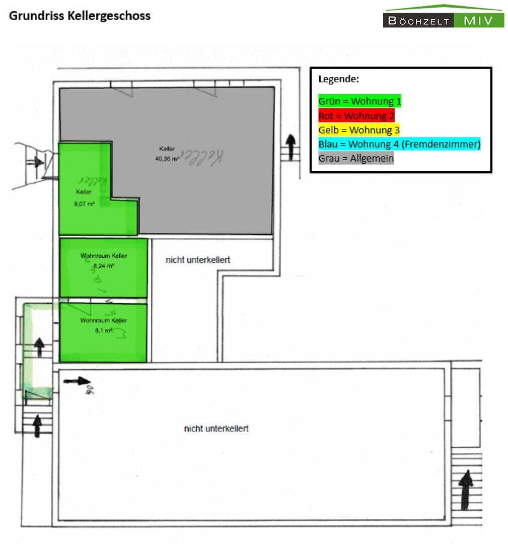 Grundriss Kellergeschoss