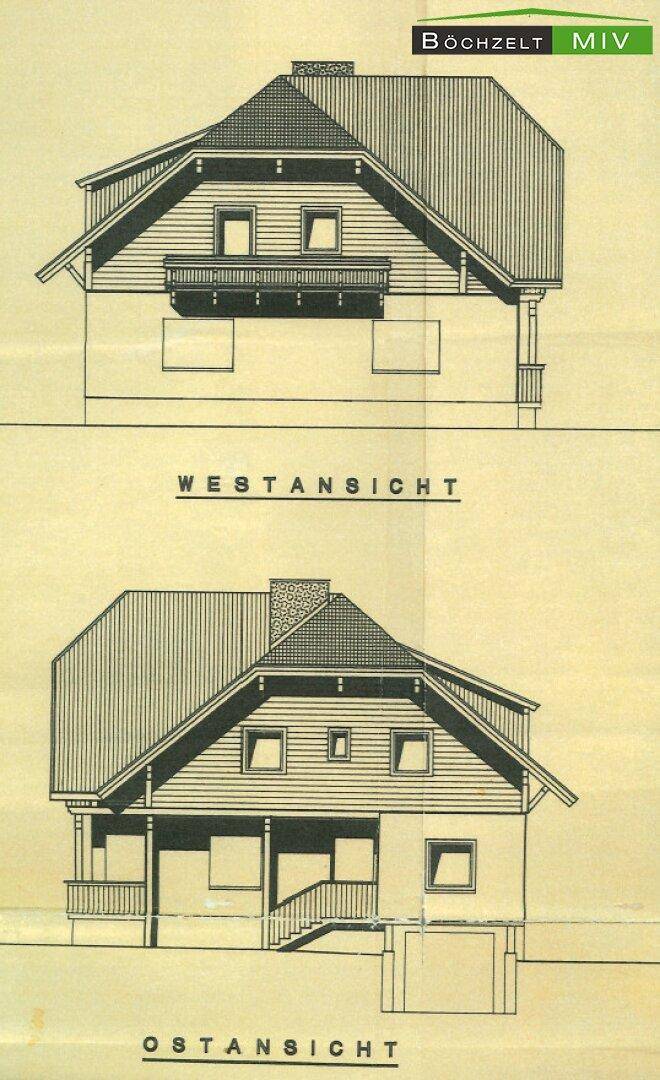 Ansicht West und Ost