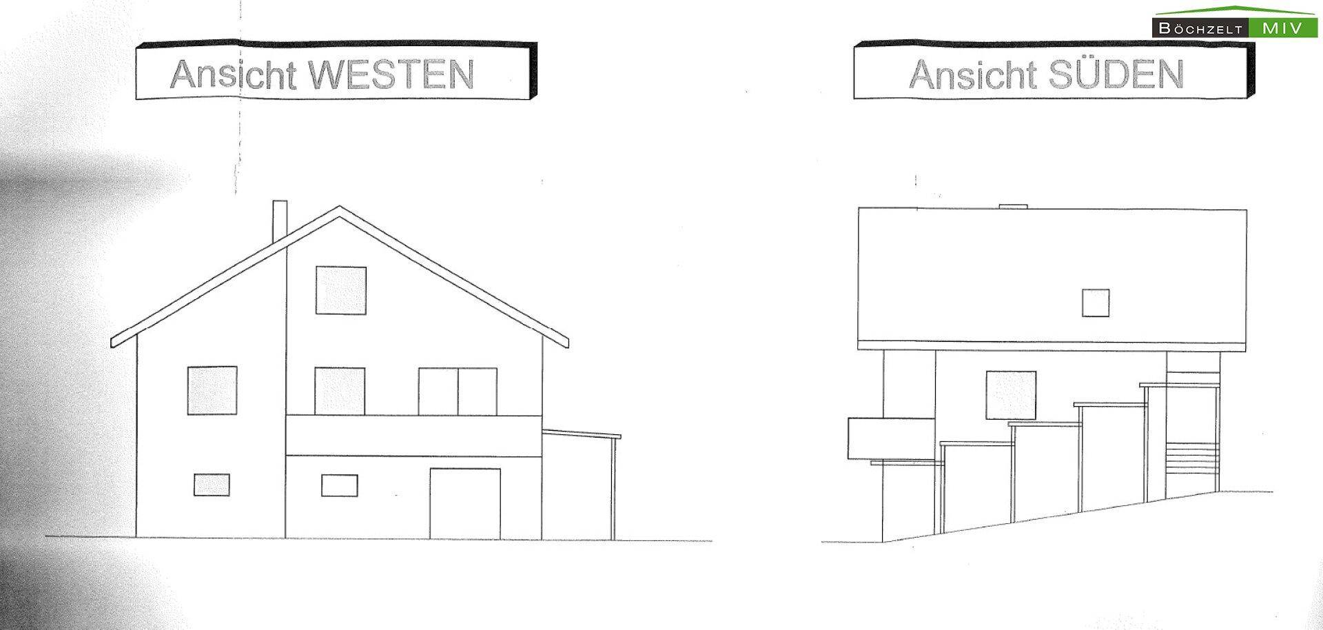 Ansicht Süd und West
