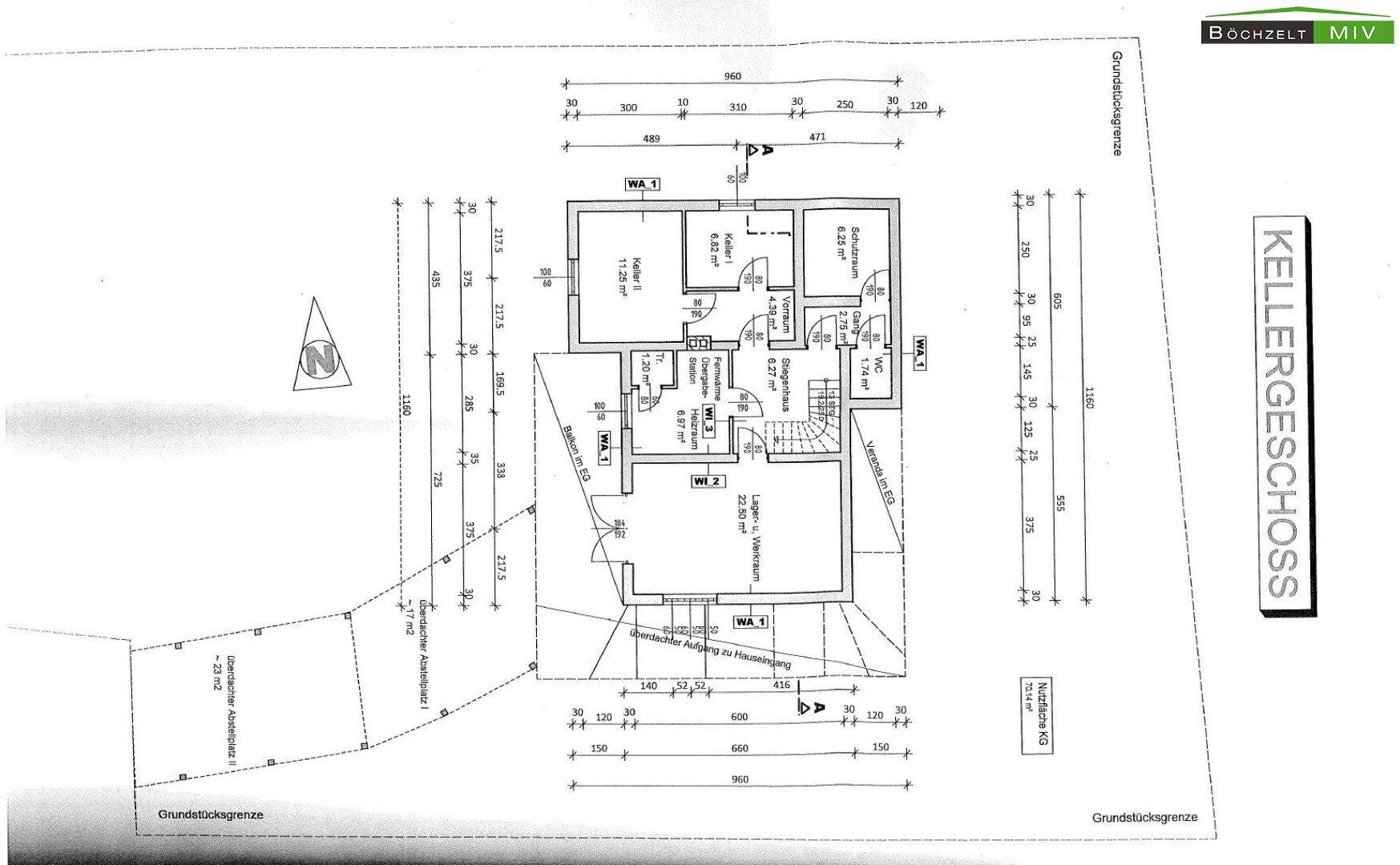 Grundriss Kellergeschoss
