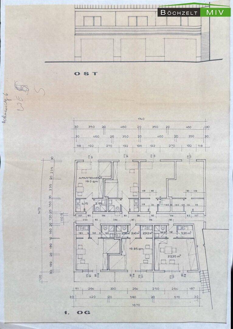 Obergeschoss Haus 6 (Plan stimmt nicht mehr)