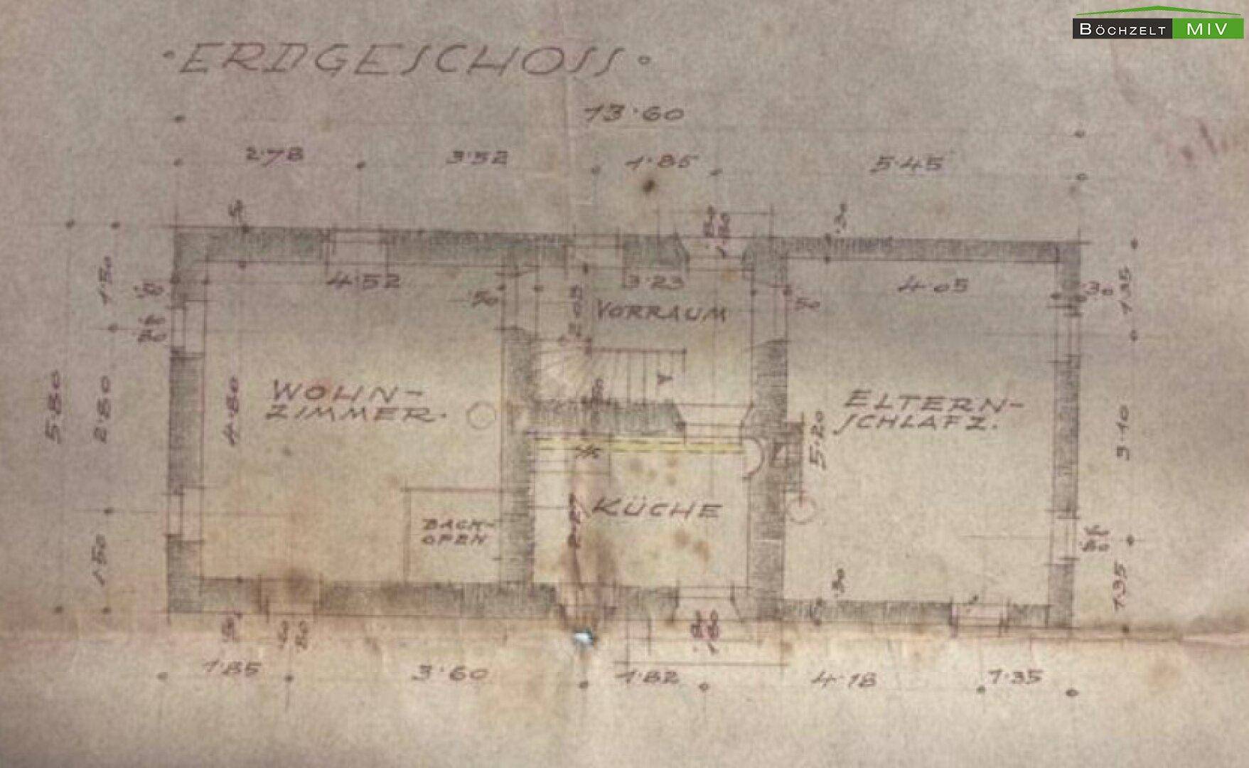 Grundriss EG (altes Wohnhaus)