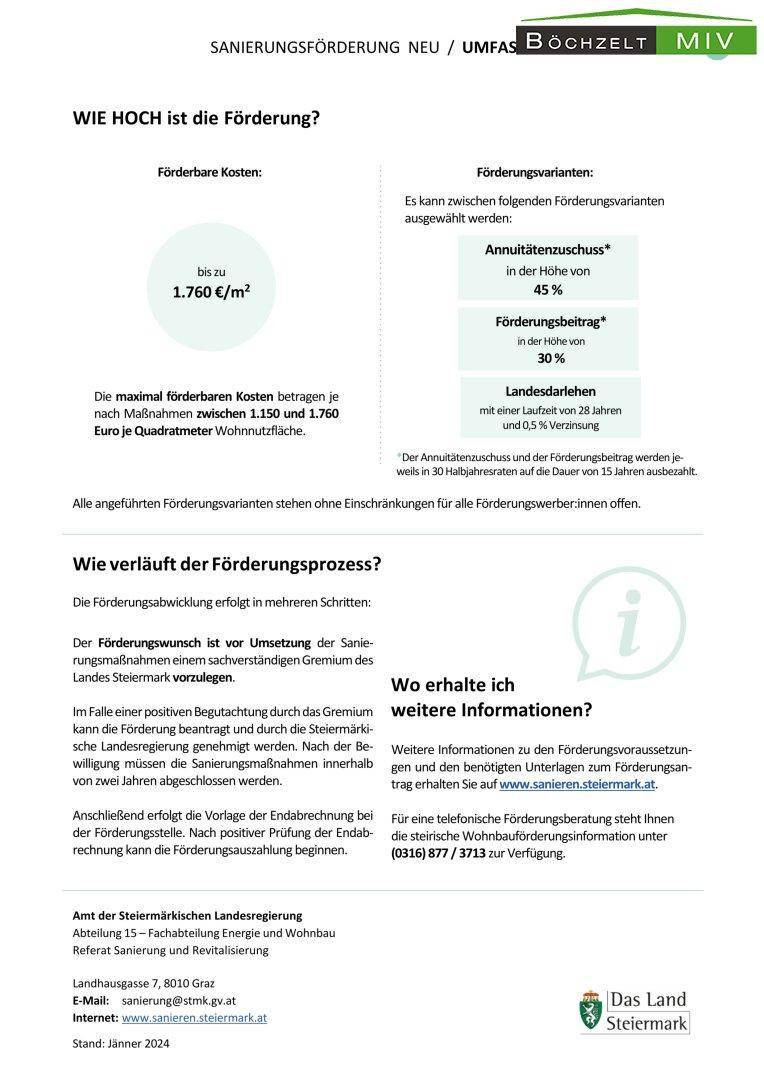 Kurzinformation Förderung (2)