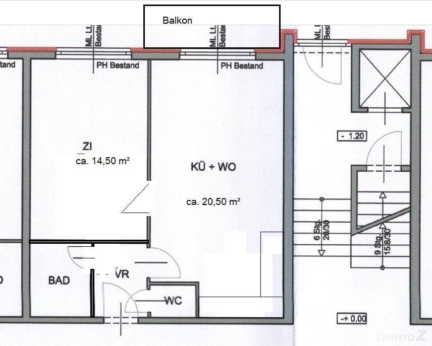 Grundriss Wohnung