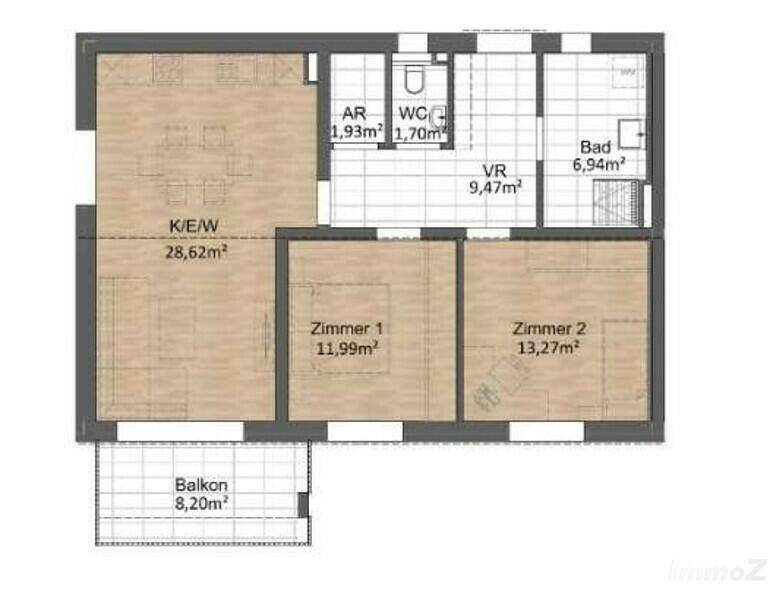 Grundriss WE