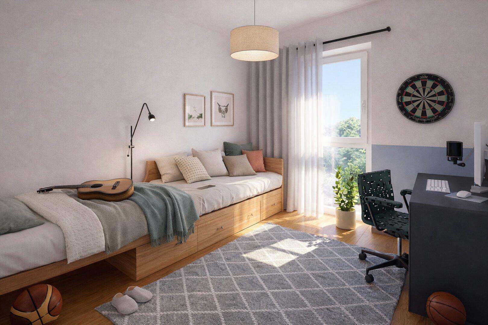 Ziegelmassive Doppelhaushälfte | 4 Zimmer | mit 416 m² Eigengrund, Terrasse &amp; 2 Parkplätze - Widok 6