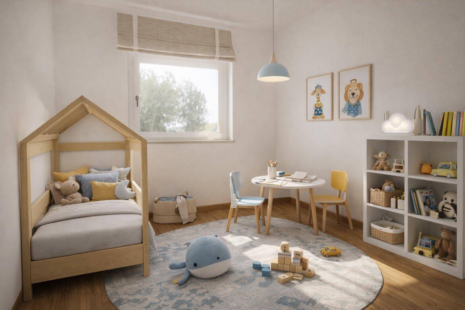 Niedrigenergie Einfamilienhaus (Ziegelmassiv!) | PV-Anlage, LWP | 4 Zimmer | Keller, Eigengarten, Terrasse &amp; Carport - Ansicht 4