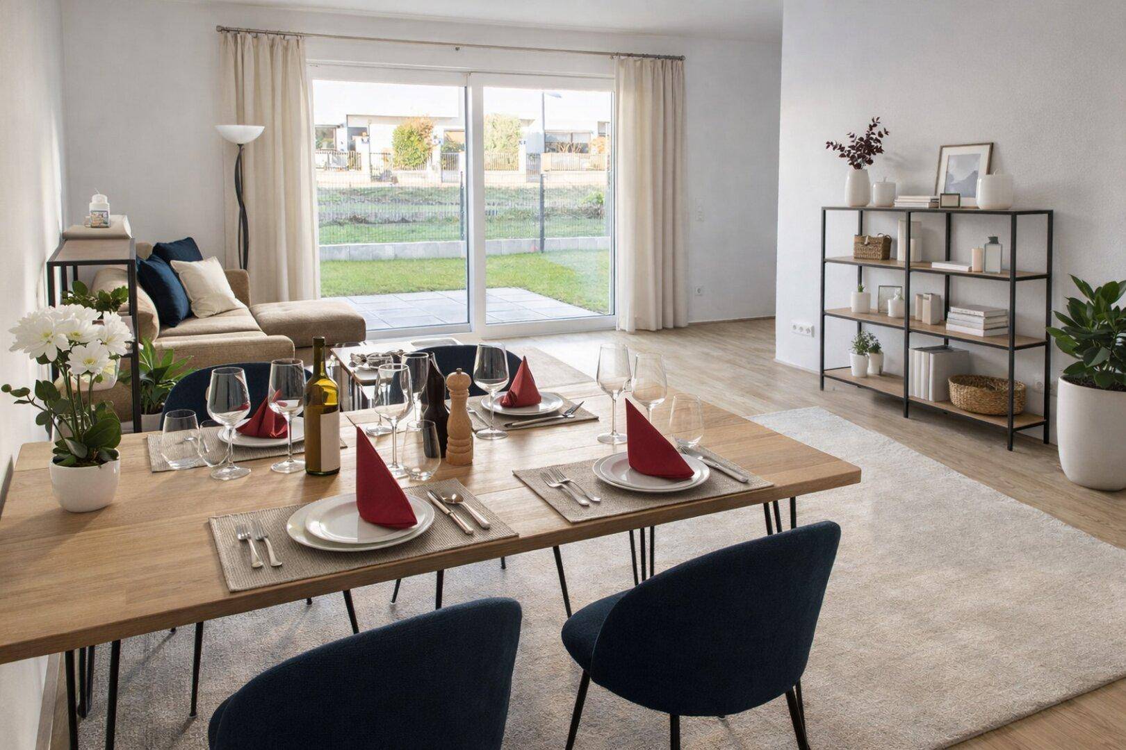 Ziegelmassiv-Reihenhaus in Grünruhelage mit City-Nähe | Niedrigenergie mit PV-Anlage &amp; LWP | inkl. Parkplatz - Widok 3