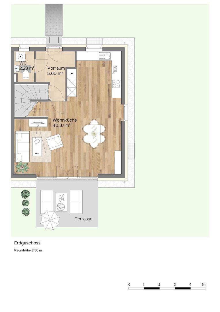 Niedrigenergie Einfamilienhaus (Ziegelmassiv!) | PV-Anlage, LWP | 4 Zimmer | Keller, Eigengarten, Terrasse &amp; Carport - Ansicht 5