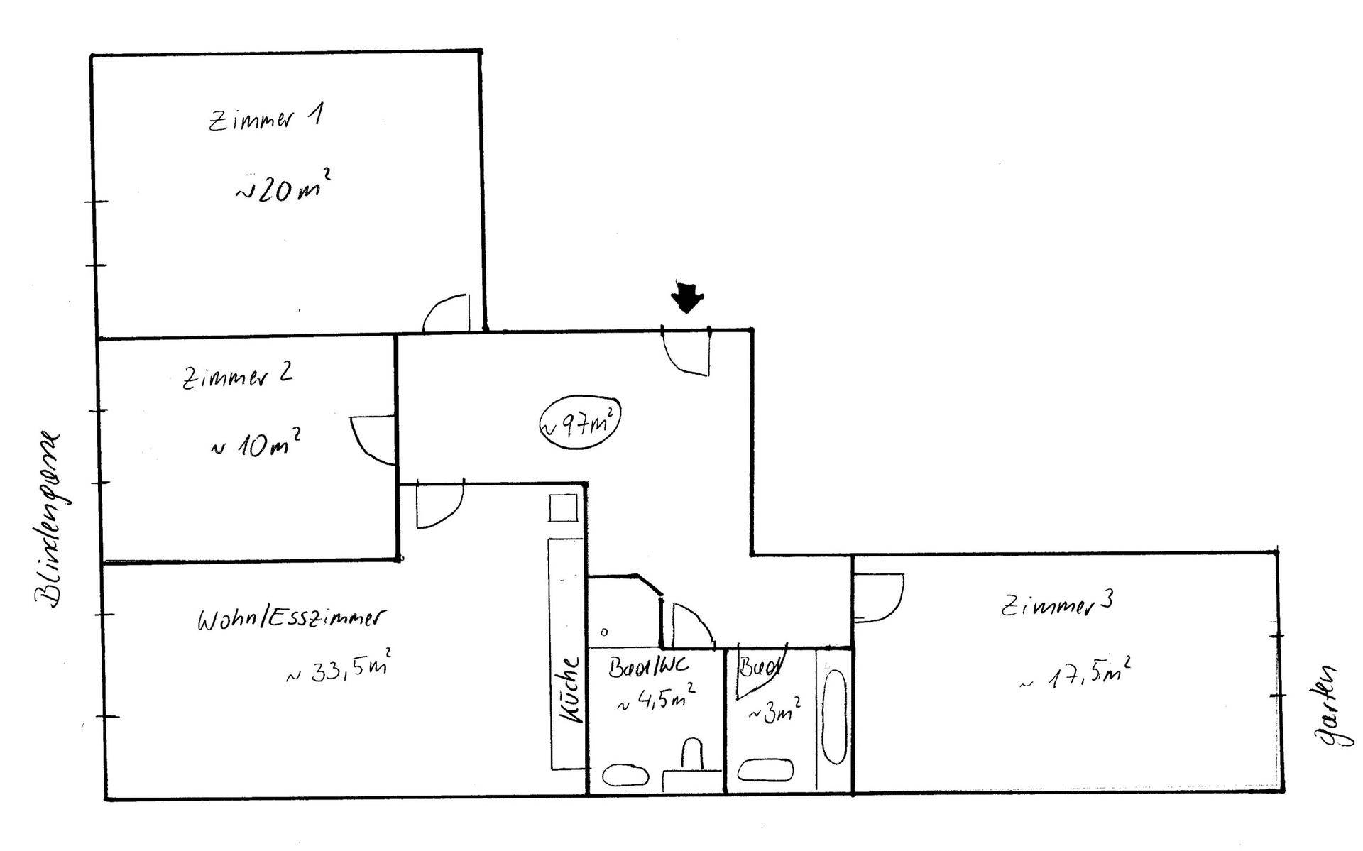 Top sanierte 4 Zimmerwohnung  - Josefstädterstrasse -  Wien, Wien