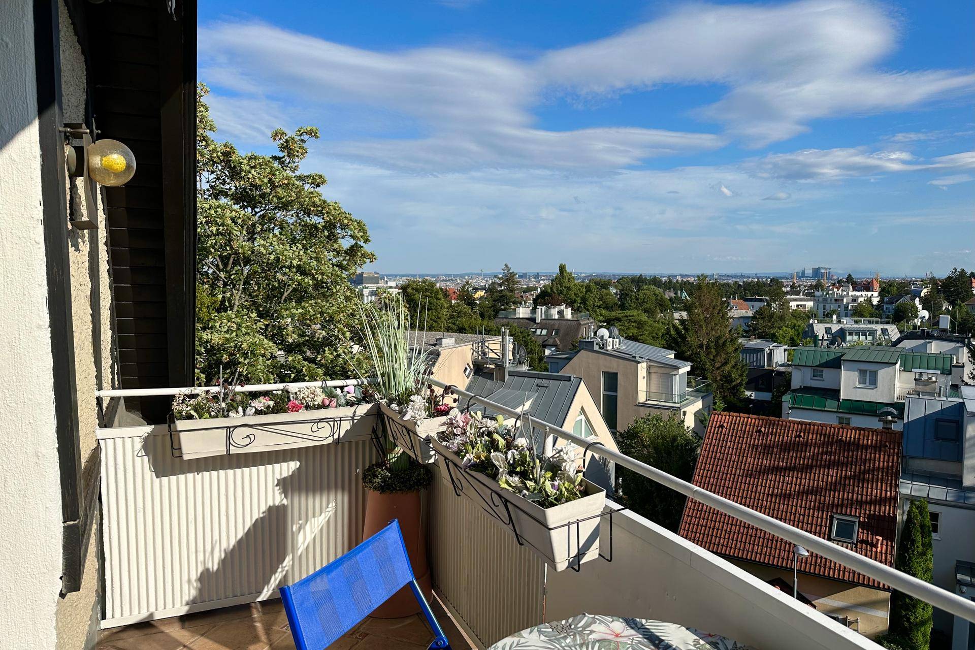 Balkon mit Wien-Blick