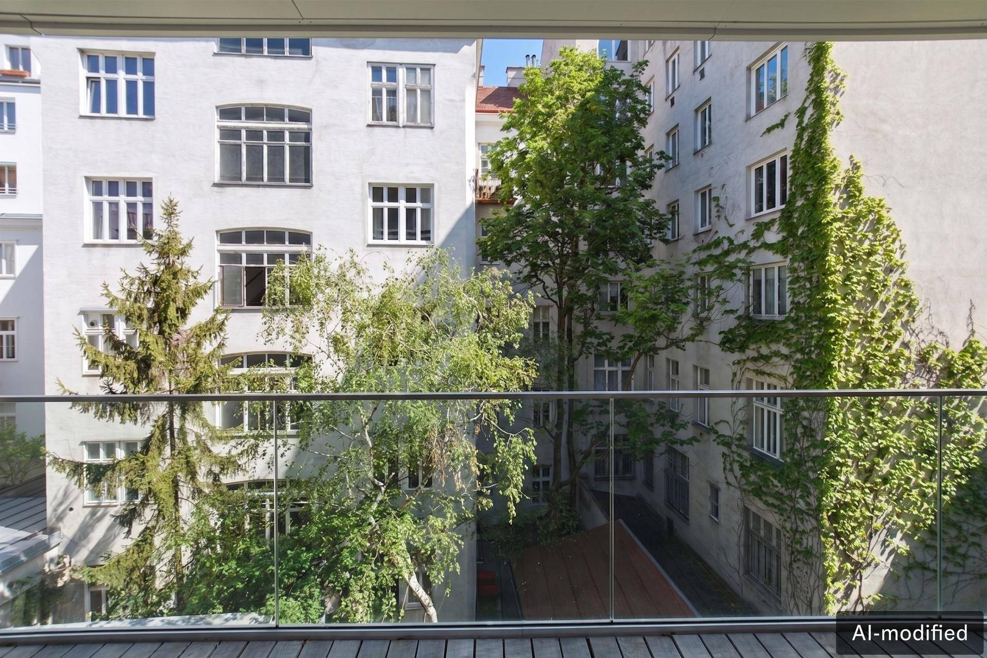 [KI-generiertes Foto] Ausblick Terrasse
