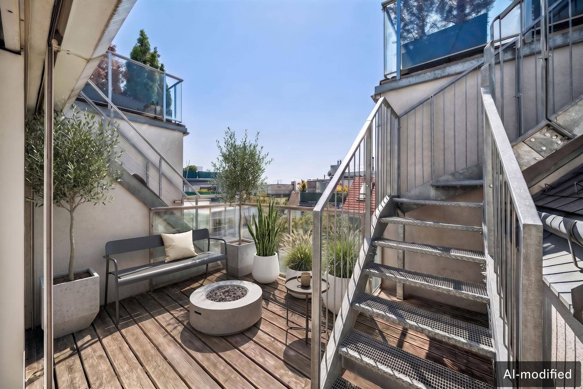 Terrasse (Möblierungsvorschlag)