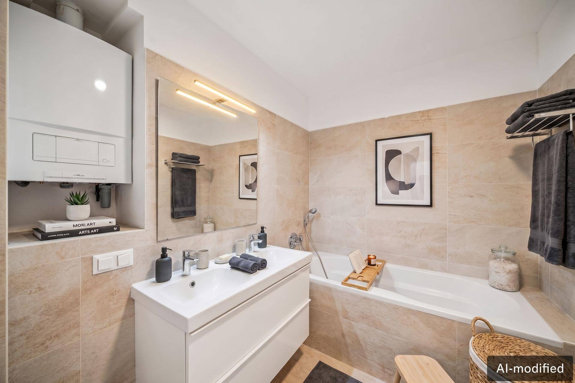 Badezimmer (Dekorationsvorschlag)
