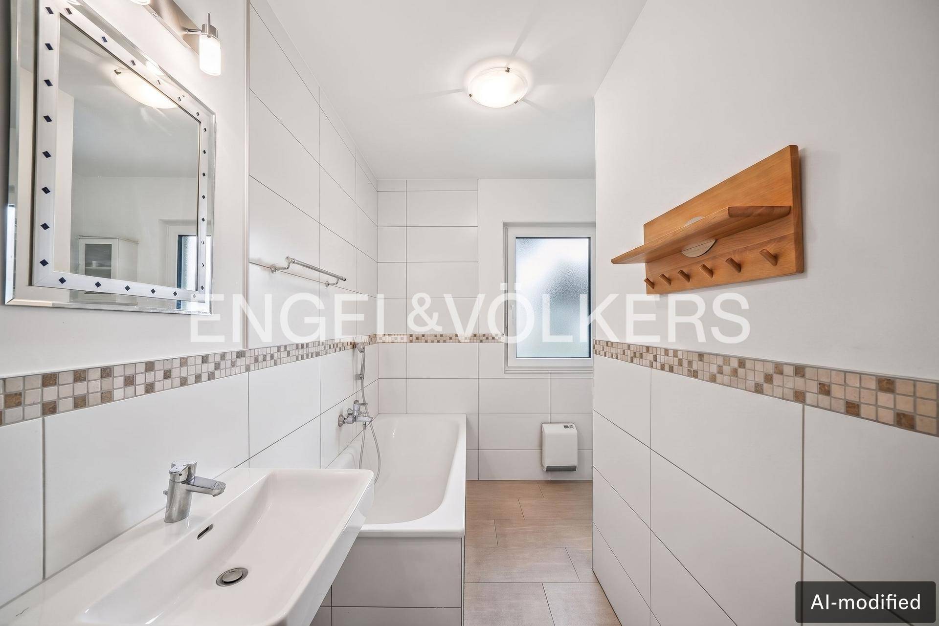 [KI-generiertes Foto - persönliche Gegenstände entfernt] Badezimmer