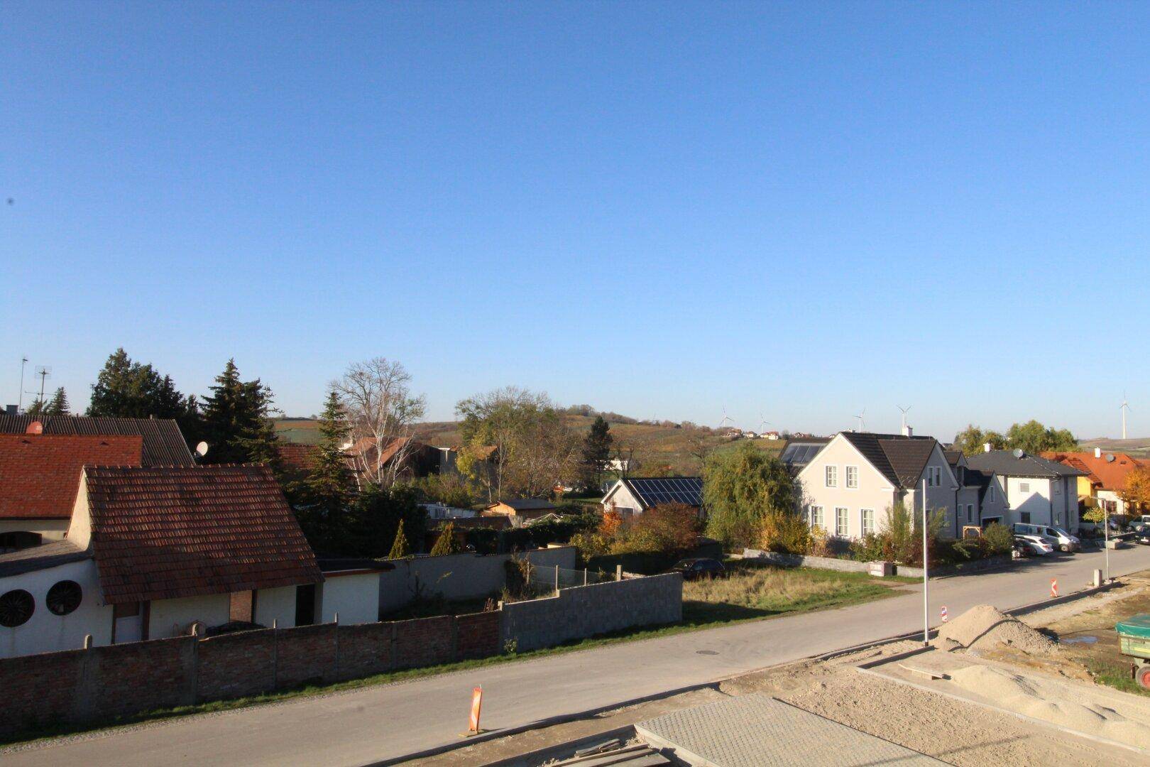 Blick vom Balkon