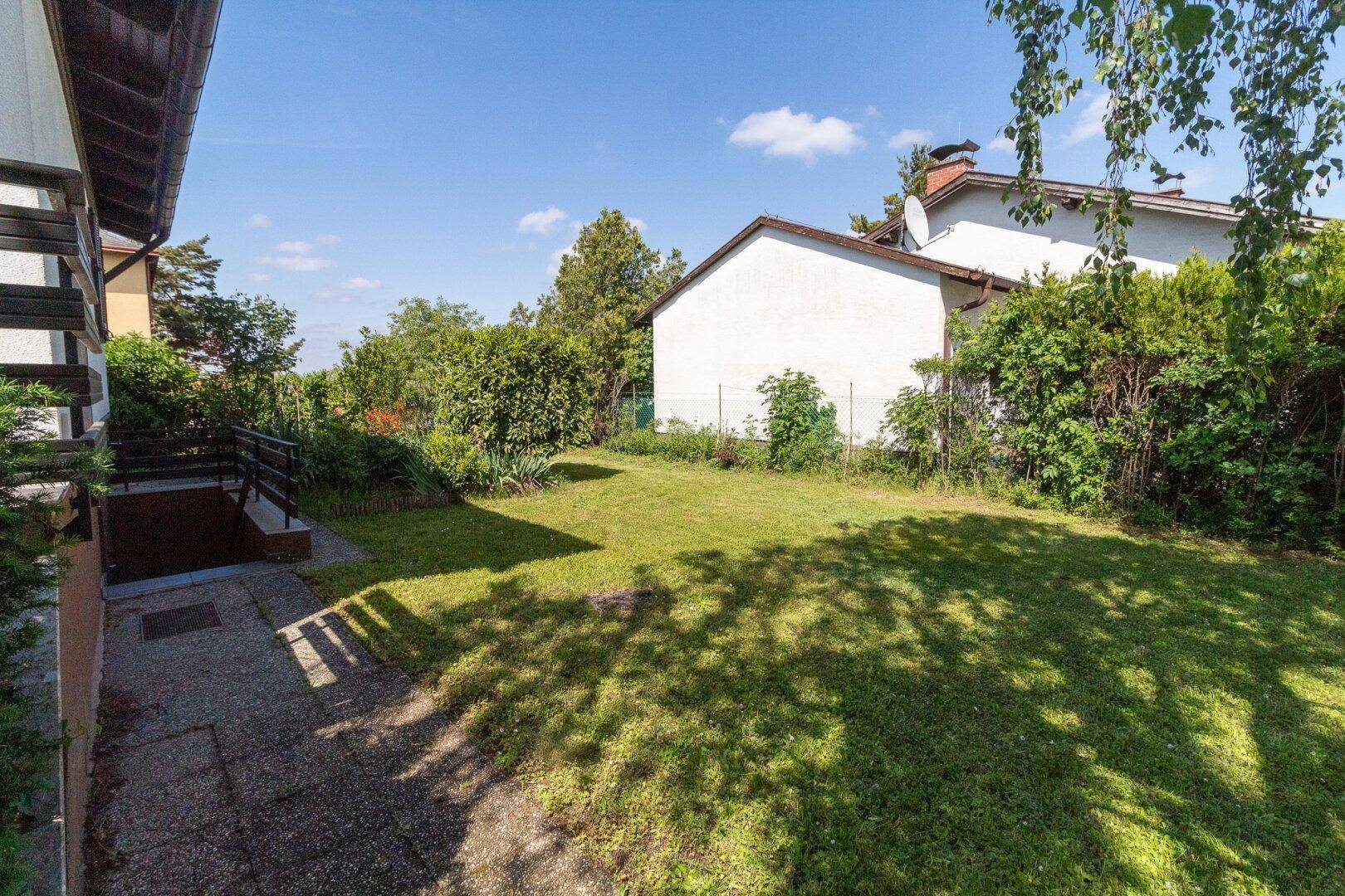 Blick zum Garten