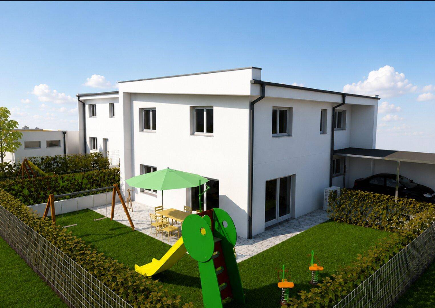 Exklusive Neubau-Doppelhaushälfte in Sigleß – Wohnen mit Stil - Ansicht 3