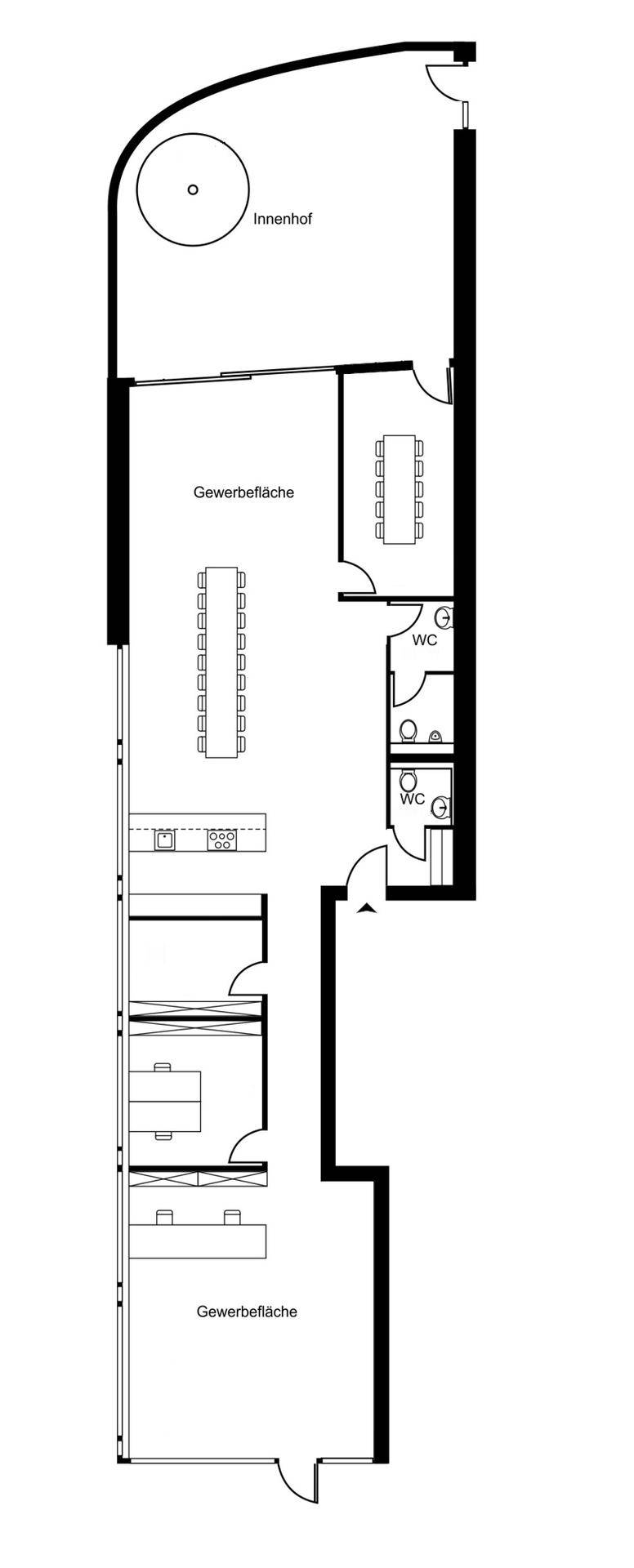 Grundriss ursprünglich