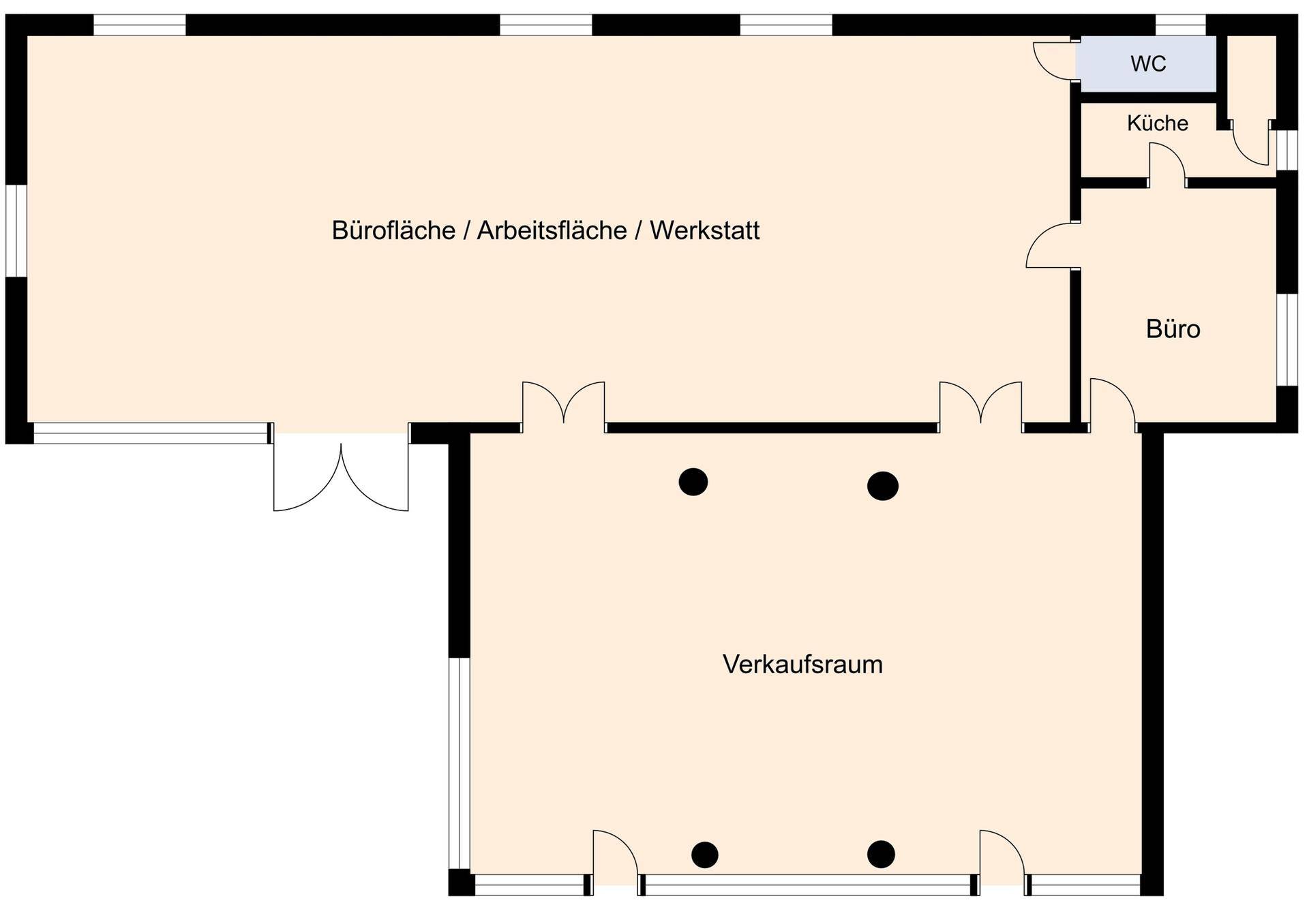 Grundrissplan ohne Maßstab