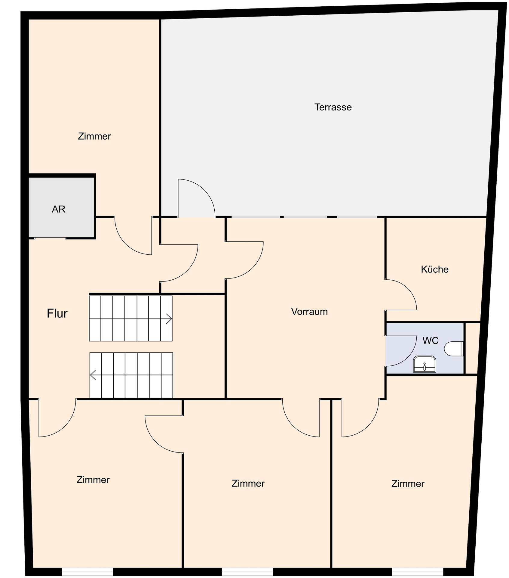 Grundrissplan ohne Maßstab