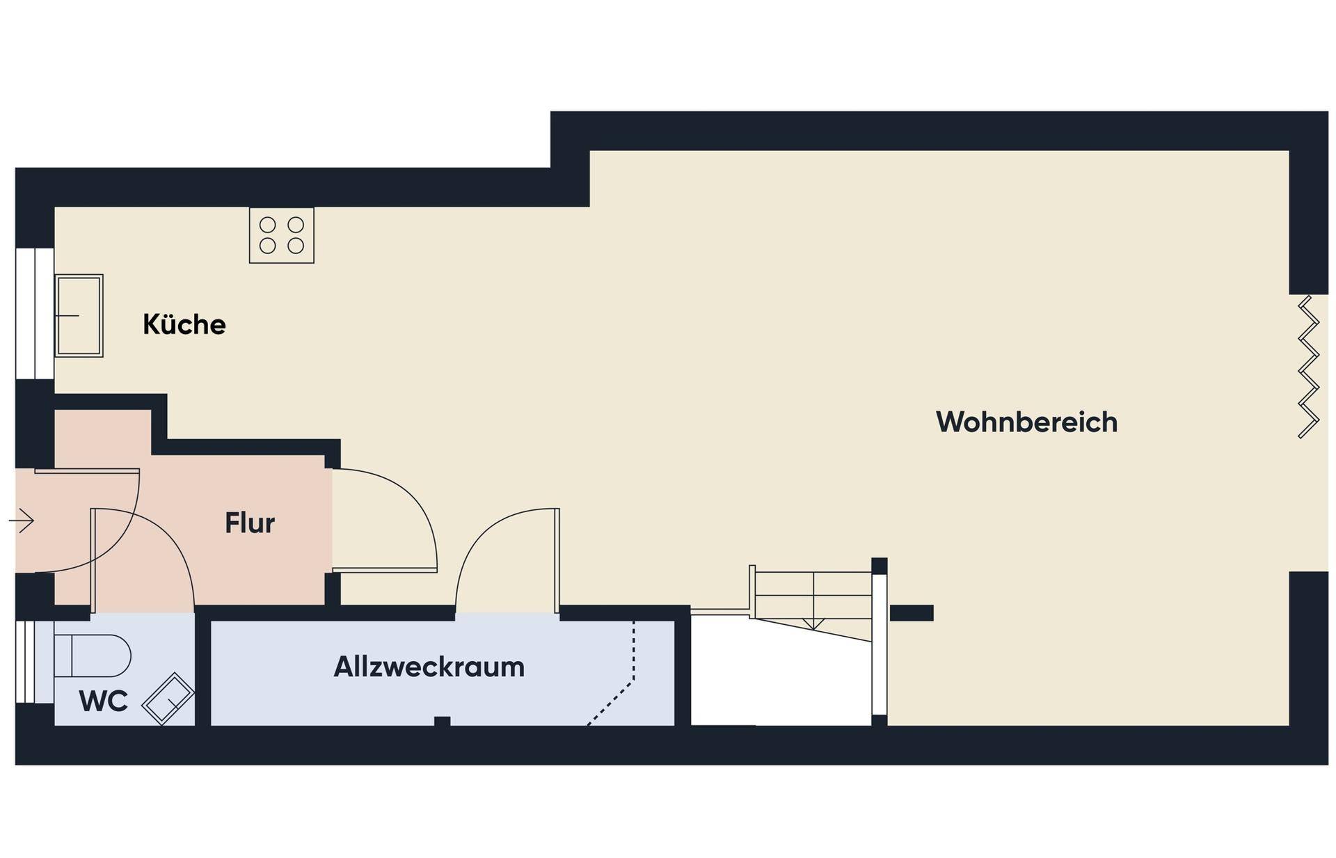 Grundriss ohne Maßstab / EG