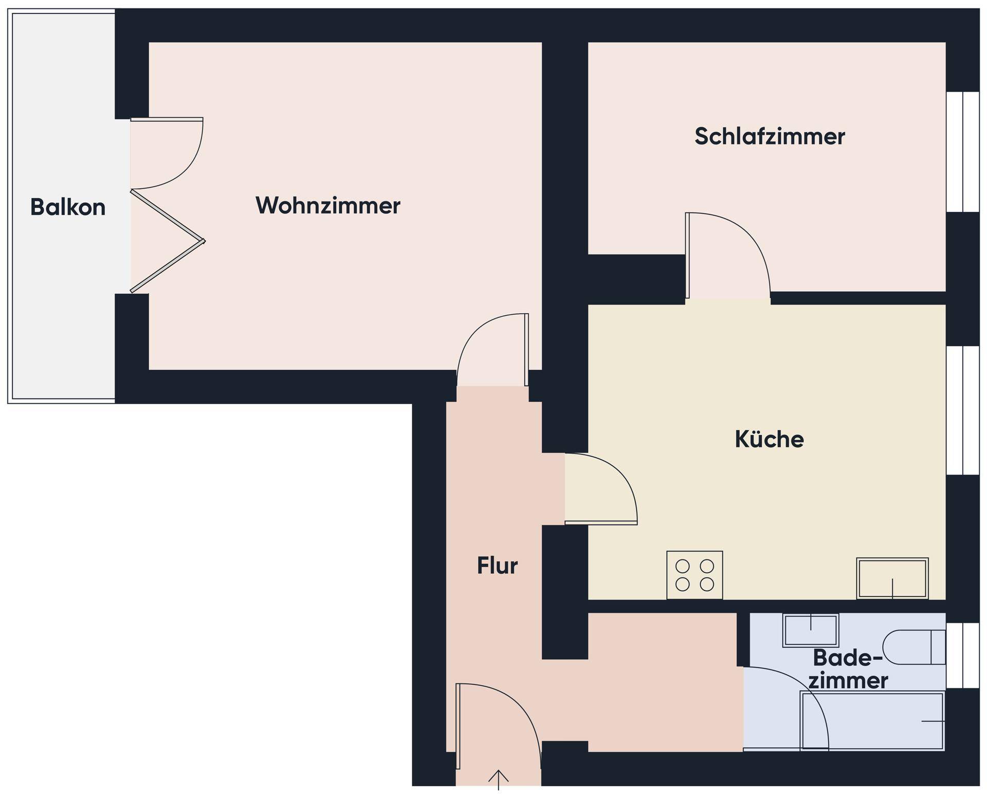 Grundriss ohne Maßstab