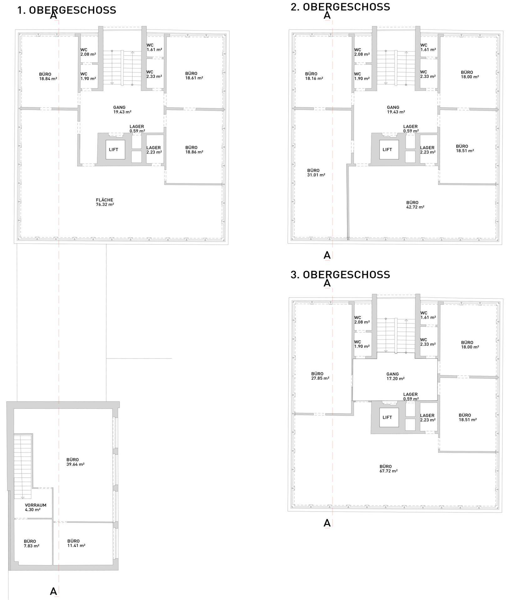 Grundriss / OG 1-3