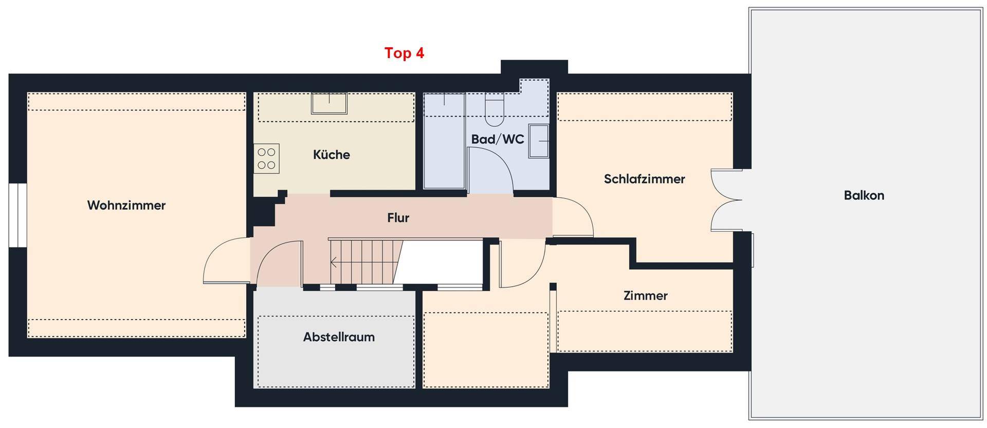 Grundriss ohne Maßstab Dachgeschoss