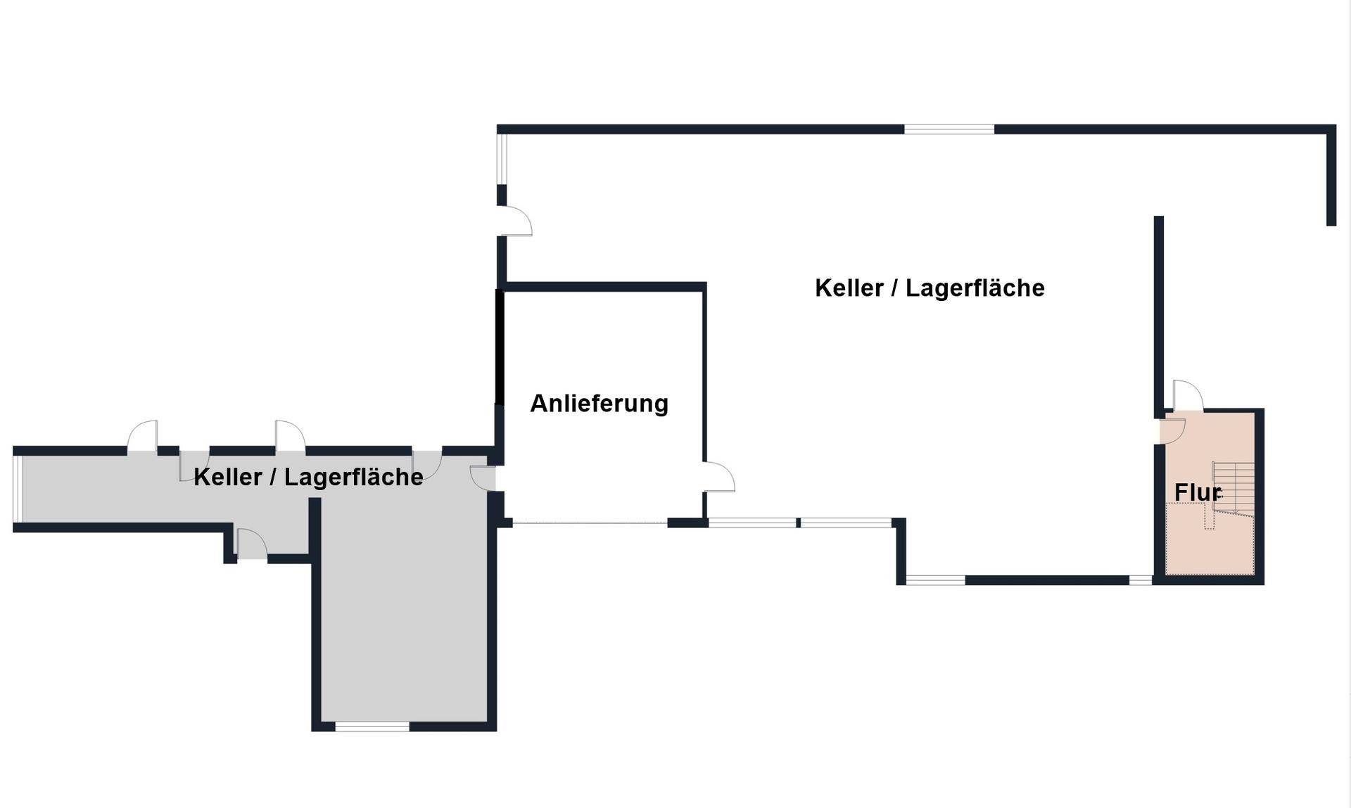 Grundriss ohne Maßstab / Keller